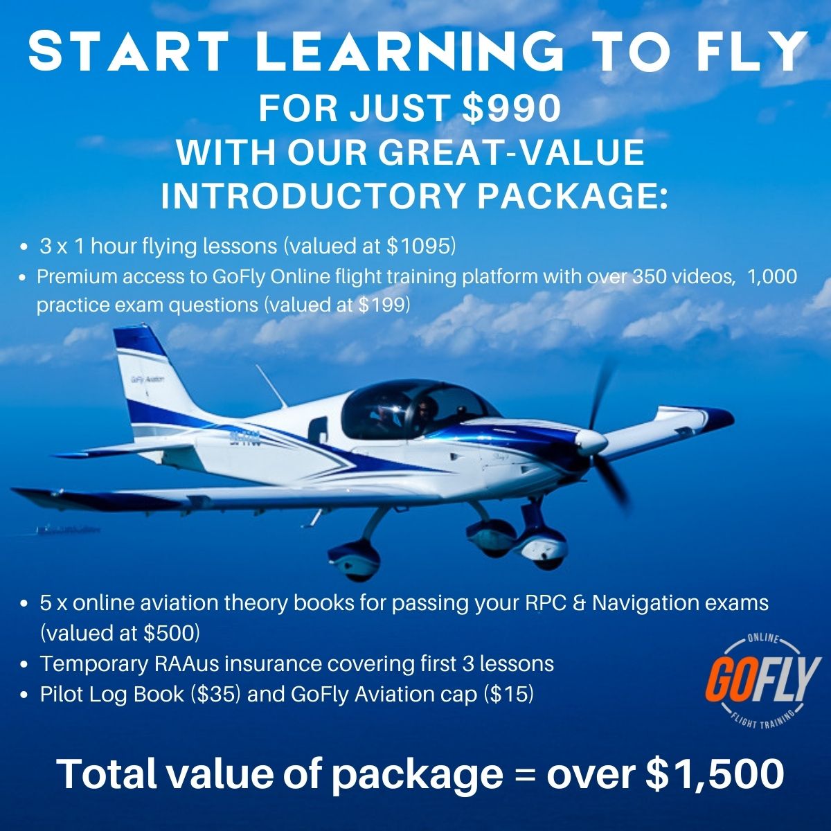 Introductory Package : GoFly Aviation